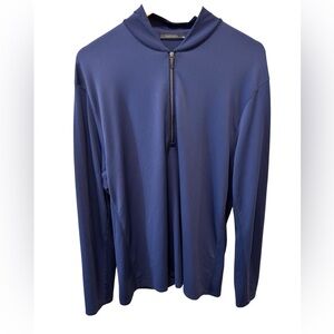 Greyson Pullover Men’s XL Navy Blue Quarter Zip Performance Golf Lightweight